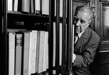 Jorge Luis Borges por Sara Facio_Maestros de la Fotografía_Revista de fotografía Contrastes